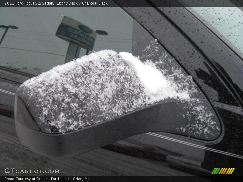 Ebony Black / Charcoal Black 2011 Ford Focus SES Sedan