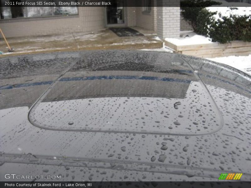 Ebony Black / Charcoal Black 2011 Ford Focus SES Sedan