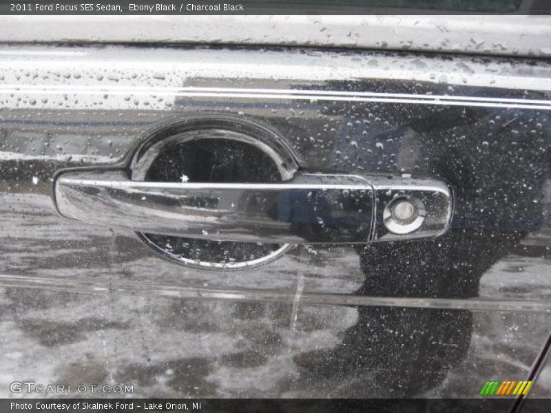 Ebony Black / Charcoal Black 2011 Ford Focus SES Sedan