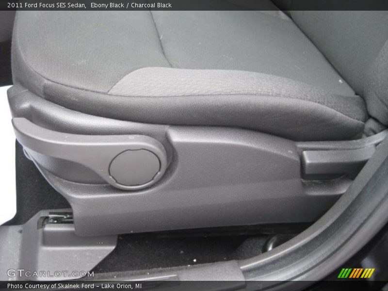 Ebony Black / Charcoal Black 2011 Ford Focus SES Sedan