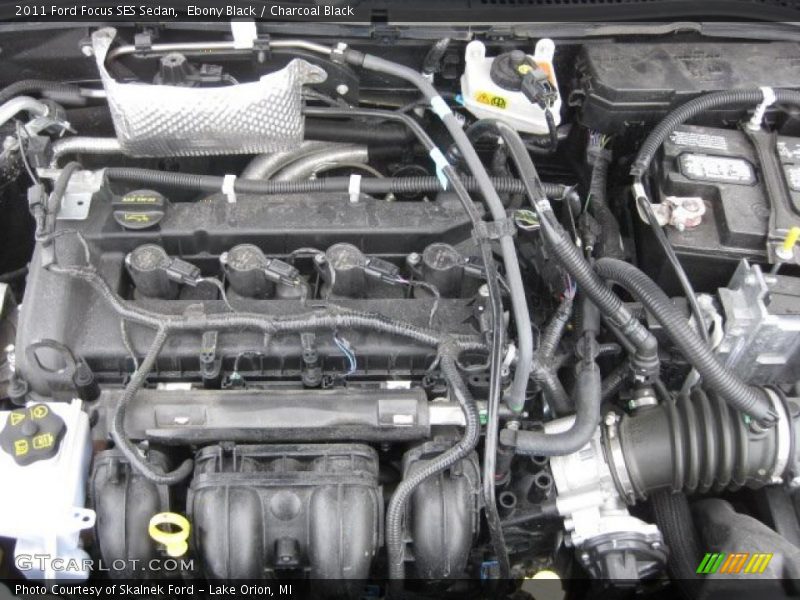 Ebony Black / Charcoal Black 2011 Ford Focus SES Sedan