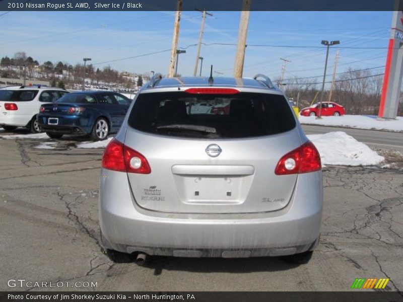 Silver Ice / Black 2010 Nissan Rogue SL AWD