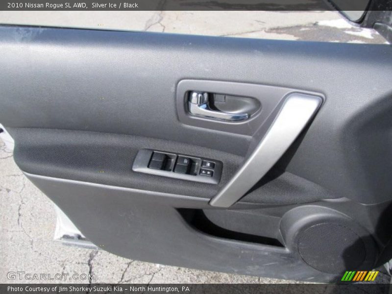 Silver Ice / Black 2010 Nissan Rogue SL AWD