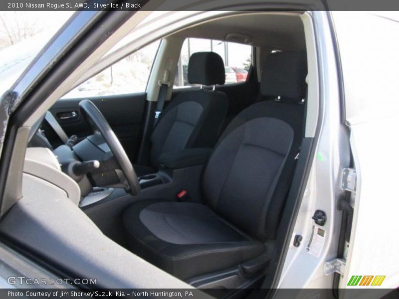Silver Ice / Black 2010 Nissan Rogue SL AWD