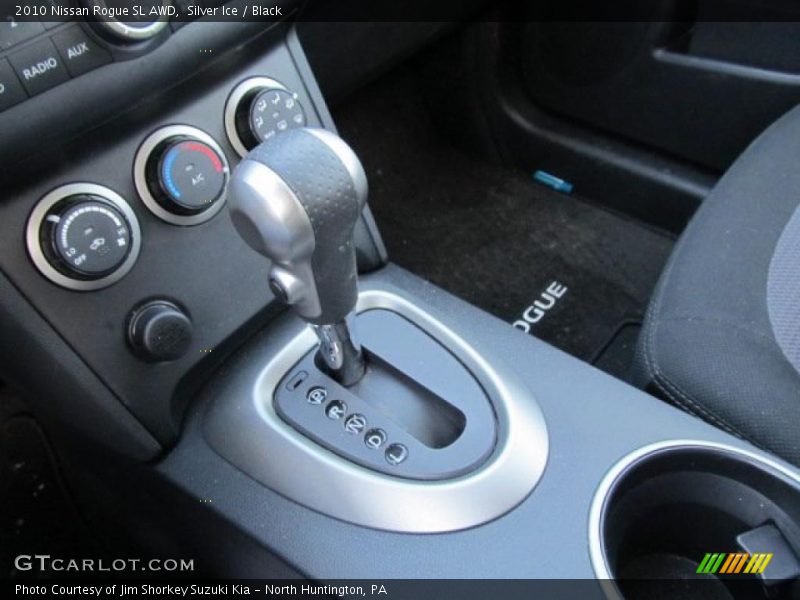 Silver Ice / Black 2010 Nissan Rogue SL AWD