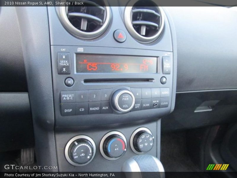 Silver Ice / Black 2010 Nissan Rogue SL AWD