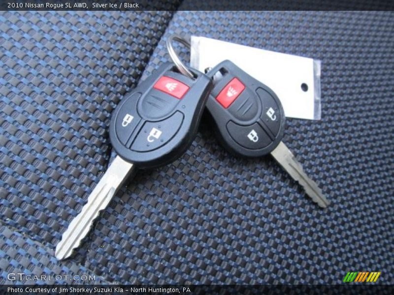 Silver Ice / Black 2010 Nissan Rogue SL AWD