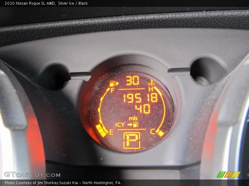 Silver Ice / Black 2010 Nissan Rogue SL AWD