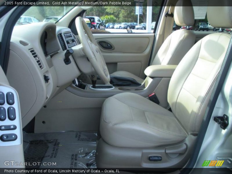 Gold Ash Metallic / Medium/Dark Pebble Beige 2005 Ford Escape Limited