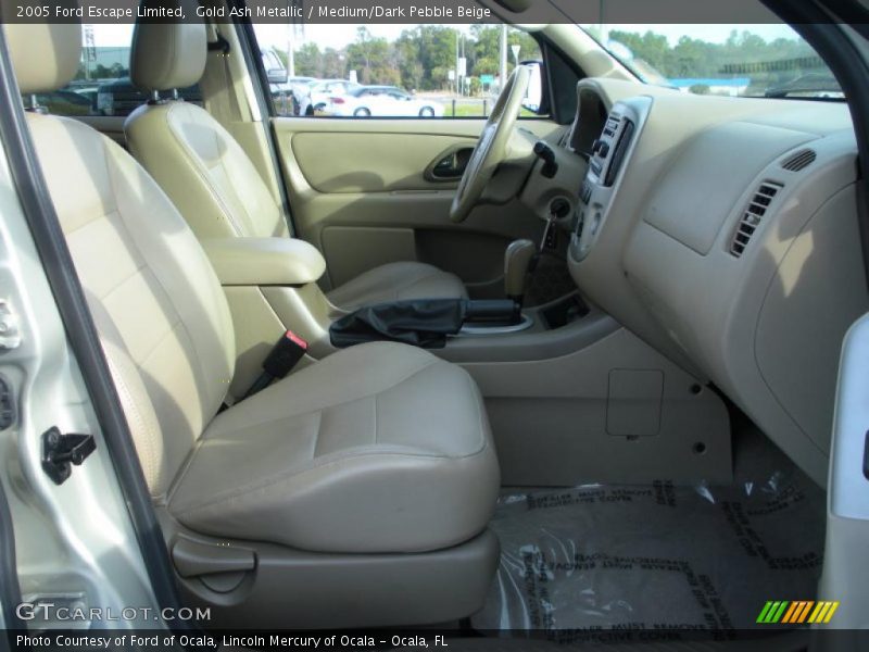 Gold Ash Metallic / Medium/Dark Pebble Beige 2005 Ford Escape Limited