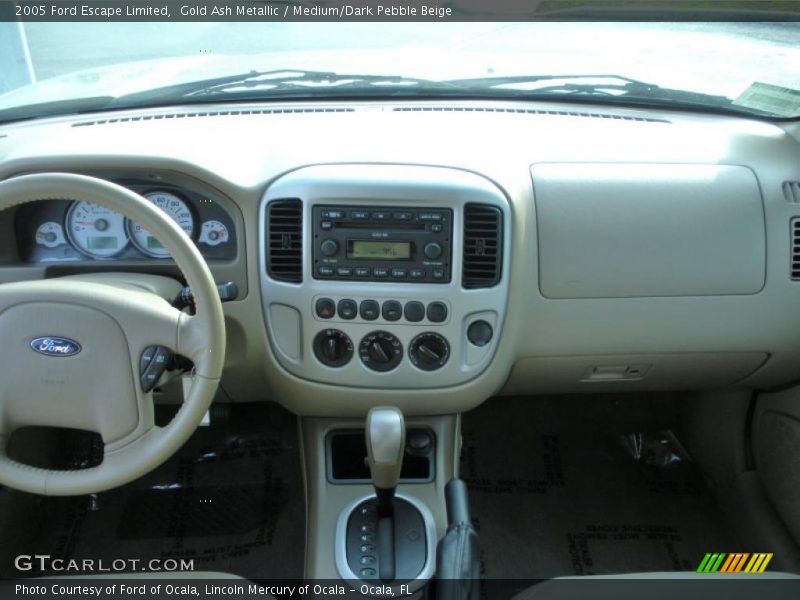Gold Ash Metallic / Medium/Dark Pebble Beige 2005 Ford Escape Limited