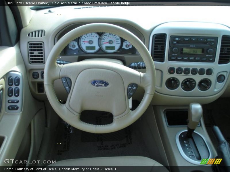 Gold Ash Metallic / Medium/Dark Pebble Beige 2005 Ford Escape Limited