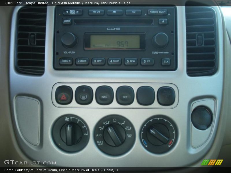 Gold Ash Metallic / Medium/Dark Pebble Beige 2005 Ford Escape Limited