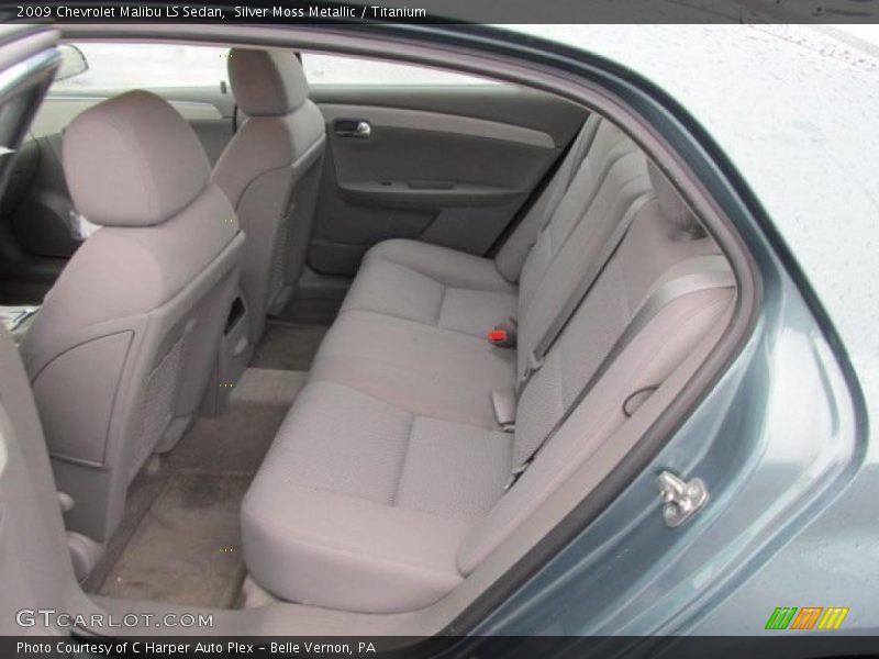 Silver Moss Metallic / Titanium 2009 Chevrolet Malibu LS Sedan