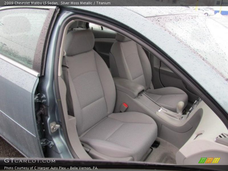 Silver Moss Metallic / Titanium 2009 Chevrolet Malibu LS Sedan