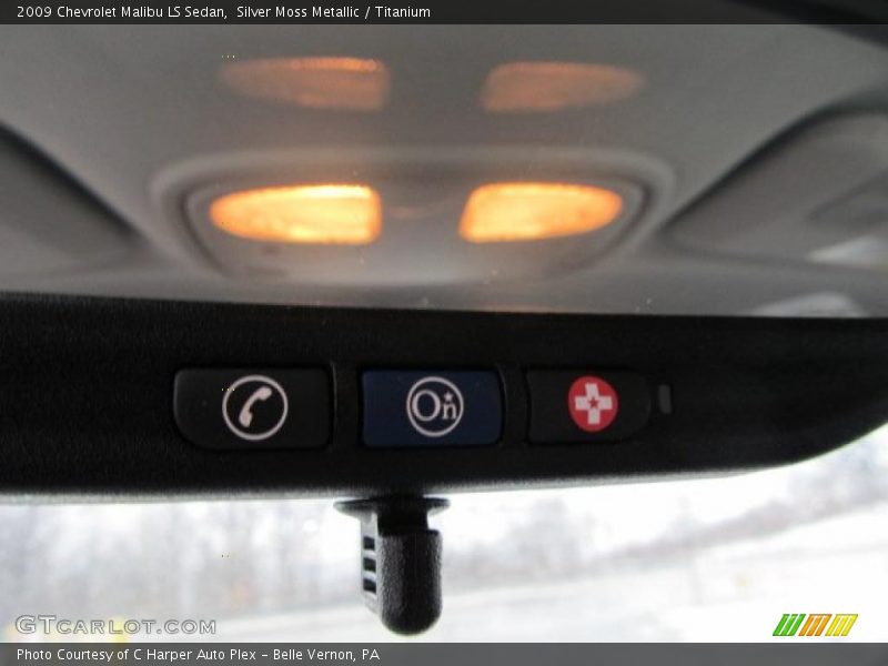 Silver Moss Metallic / Titanium 2009 Chevrolet Malibu LS Sedan