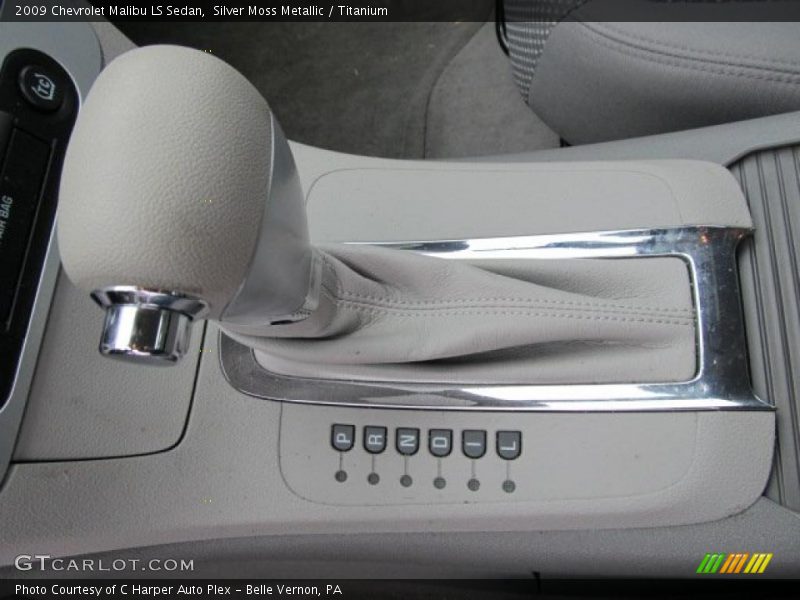 Silver Moss Metallic / Titanium 2009 Chevrolet Malibu LS Sedan