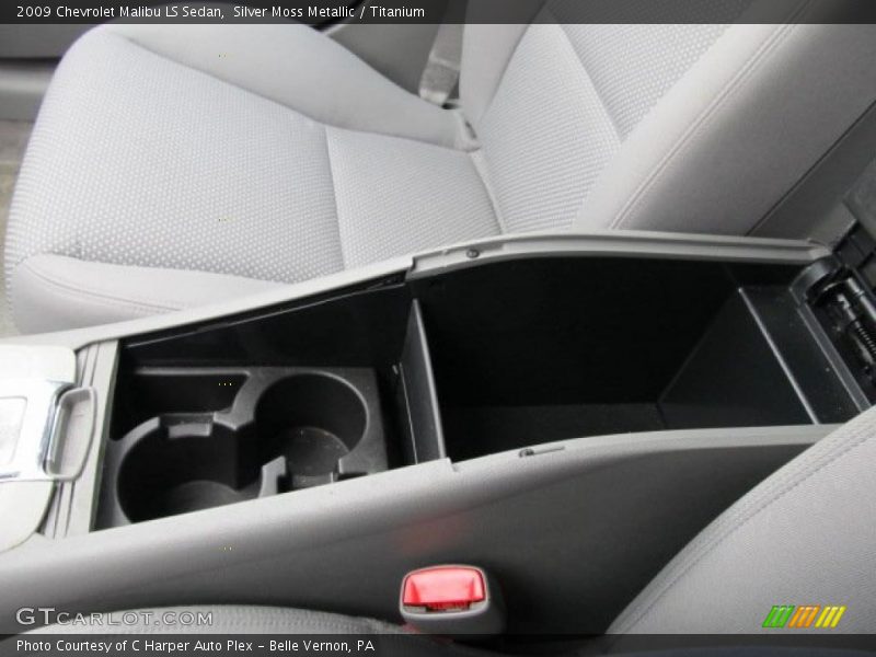Silver Moss Metallic / Titanium 2009 Chevrolet Malibu LS Sedan