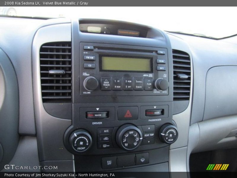 Velvet Blue Metallic / Gray 2008 Kia Sedona LX