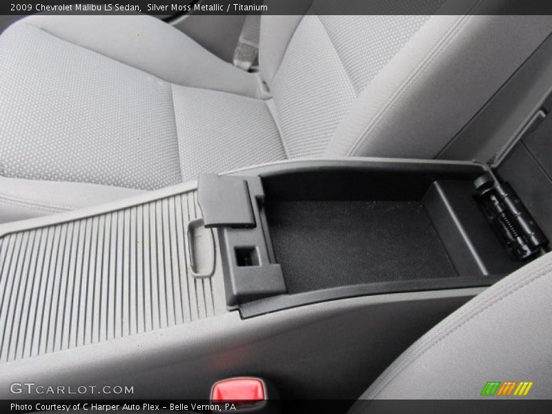 Silver Moss Metallic / Titanium 2009 Chevrolet Malibu LS Sedan
