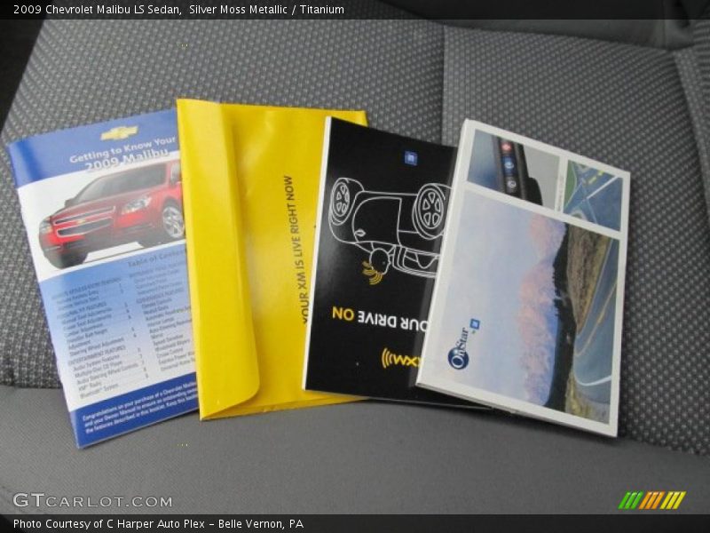 Silver Moss Metallic / Titanium 2009 Chevrolet Malibu LS Sedan