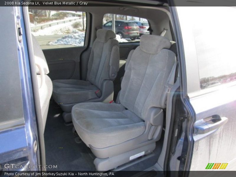 Velvet Blue Metallic / Gray 2008 Kia Sedona LX