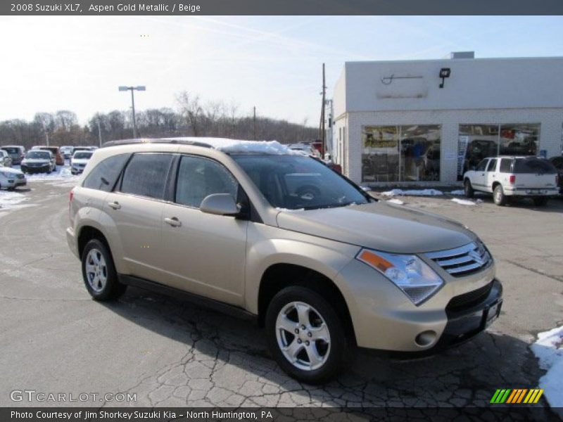 Aspen Gold Metallic / Beige 2008 Suzuki XL7