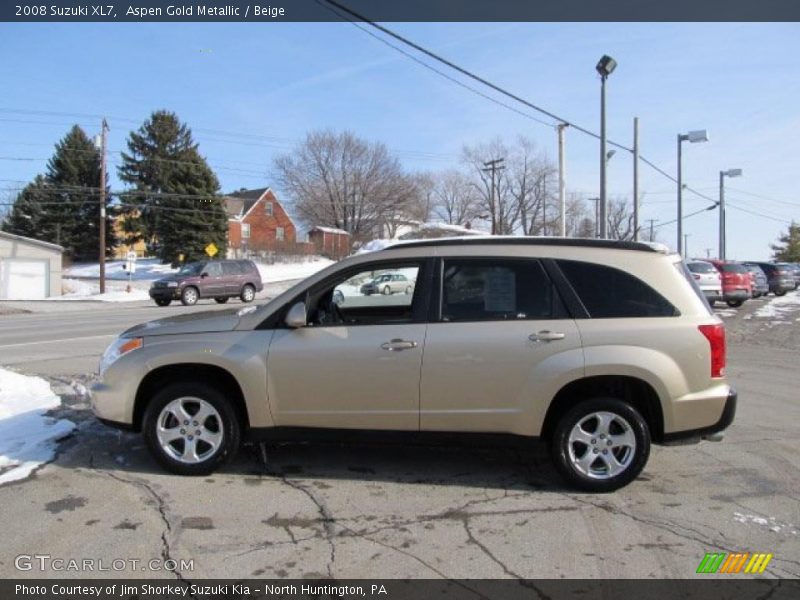Aspen Gold Metallic / Beige 2008 Suzuki XL7