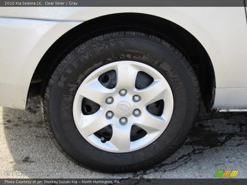 Clear Silver / Gray 2010 Kia Sedona LX