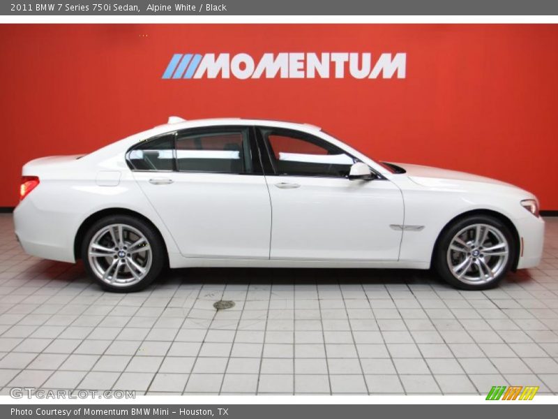 Alpine White / Black 2011 BMW 7 Series 750i Sedan