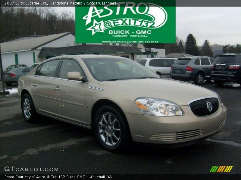 Sandstone Metallic / Cocoa/Cashmere 2007 Buick Lucerne CXL