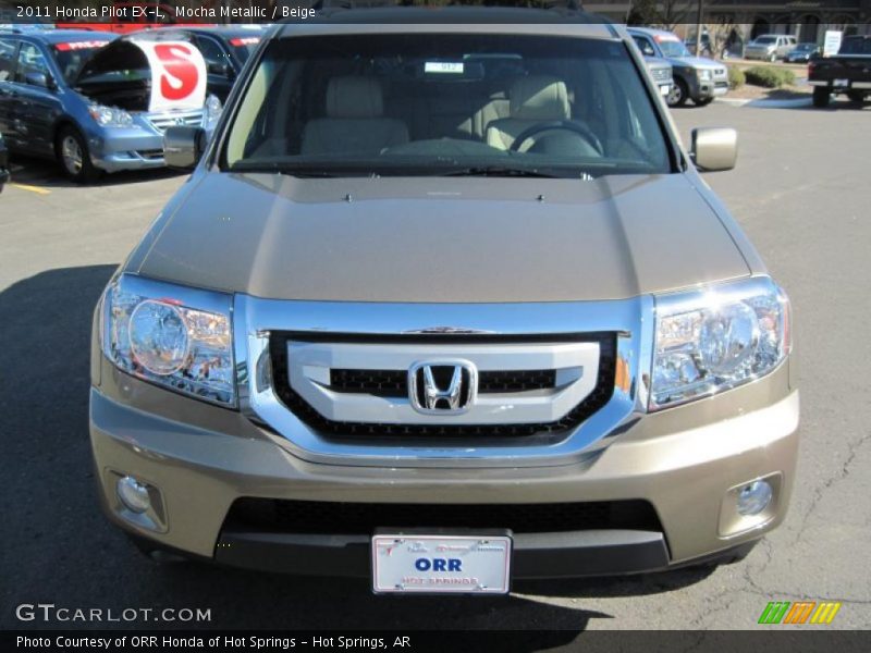 Mocha Metallic / Beige 2011 Honda Pilot EX-L