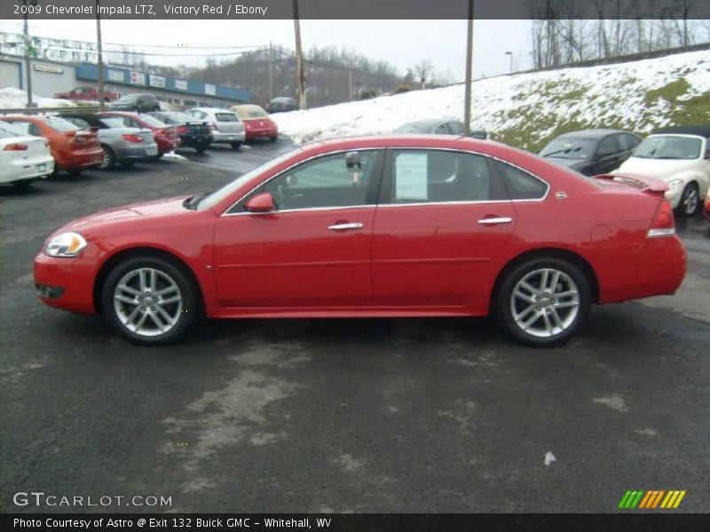 Victory Red / Ebony 2009 Chevrolet Impala LTZ