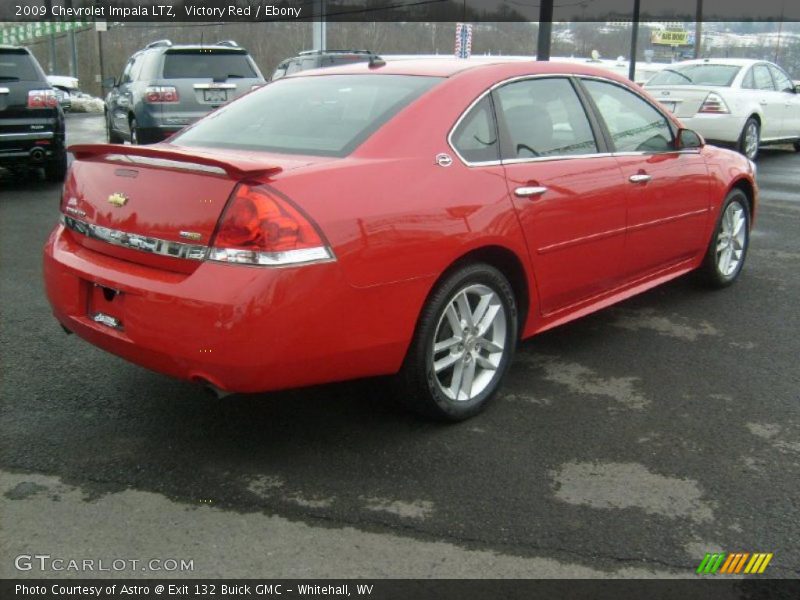 Victory Red / Ebony 2009 Chevrolet Impala LTZ