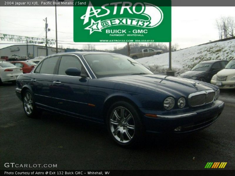 Pacific Blue Metallic / Sand 2004 Jaguar XJ XJ8