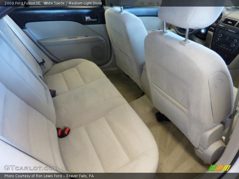 White Suede / Medium Light Stone 2009 Ford Fusion SE
