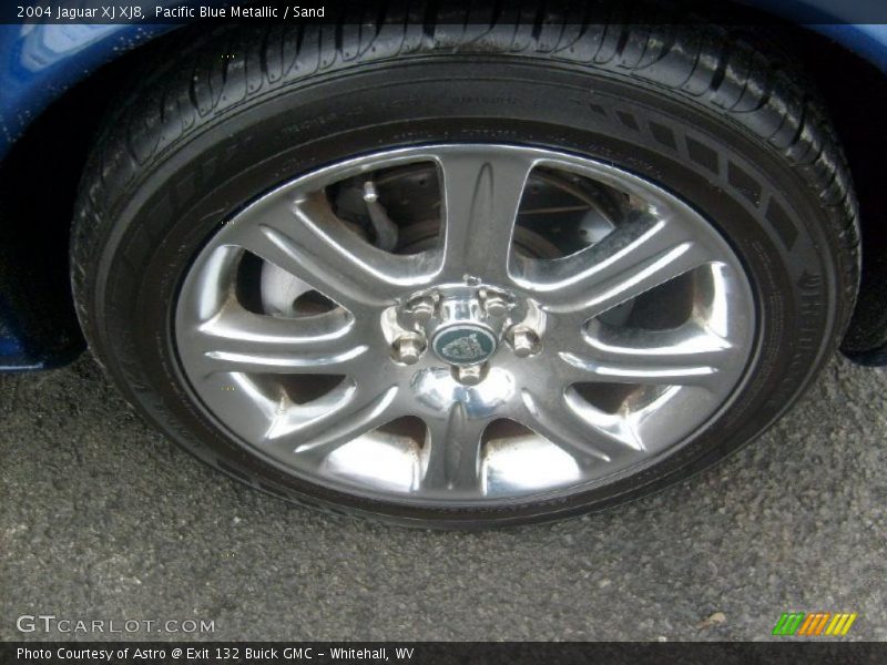Pacific Blue Metallic / Sand 2004 Jaguar XJ XJ8