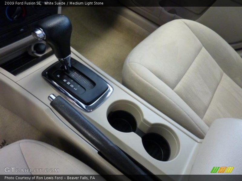 White Suede / Medium Light Stone 2009 Ford Fusion SE