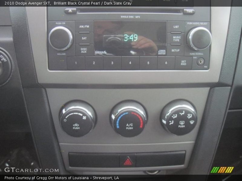 Brilliant Black Crystal Pearl / Dark Slate Gray 2010 Dodge Avenger SXT