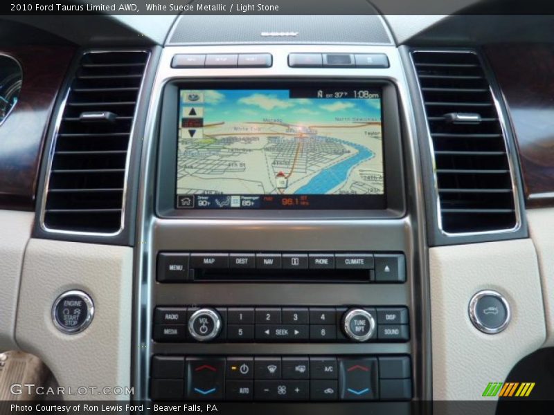 Navigation of 2010 Taurus Limited AWD