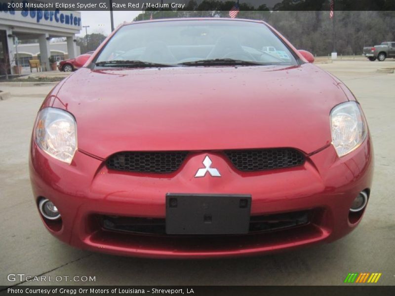 Rave Red / Medium Gray 2008 Mitsubishi Eclipse Spyder GS