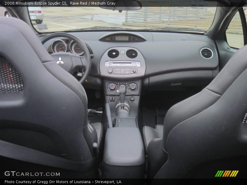 Rave Red / Medium Gray 2008 Mitsubishi Eclipse Spyder GS