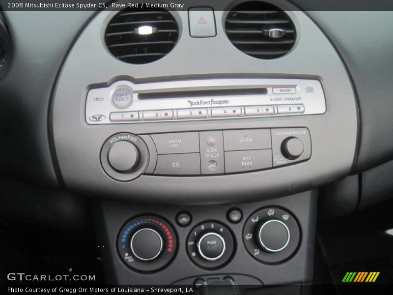 Rave Red / Medium Gray 2008 Mitsubishi Eclipse Spyder GS