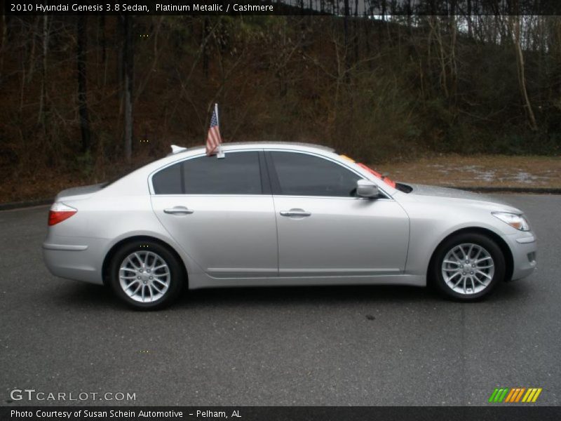 Platinum Metallic / Cashmere 2010 Hyundai Genesis 3.8 Sedan