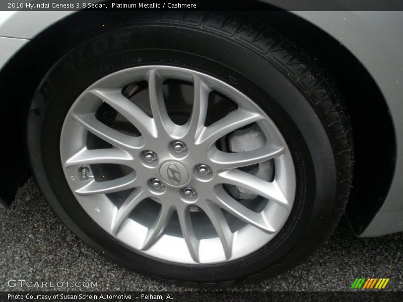 Platinum Metallic / Cashmere 2010 Hyundai Genesis 3.8 Sedan
