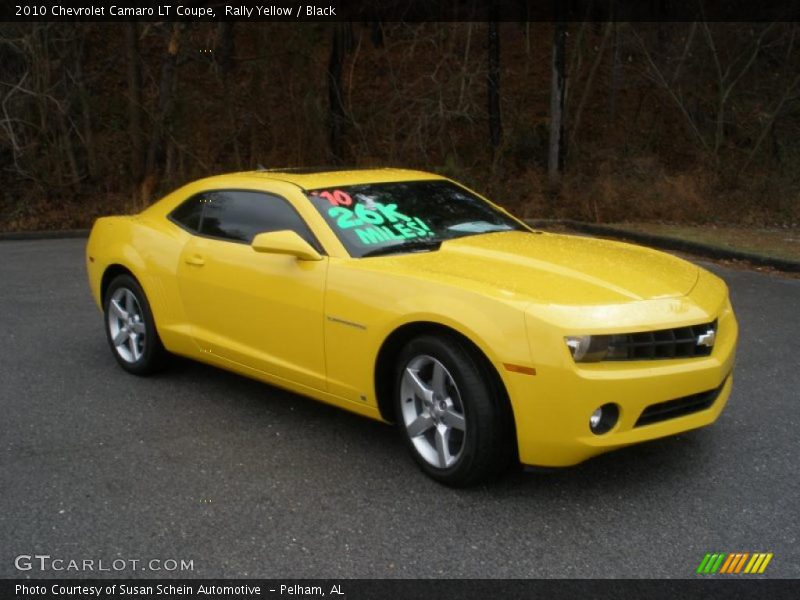 Rally Yellow / Black 2010 Chevrolet Camaro LT Coupe