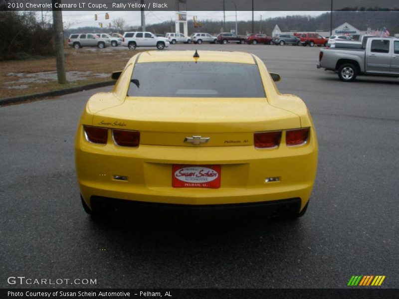 Rally Yellow / Black 2010 Chevrolet Camaro LT Coupe