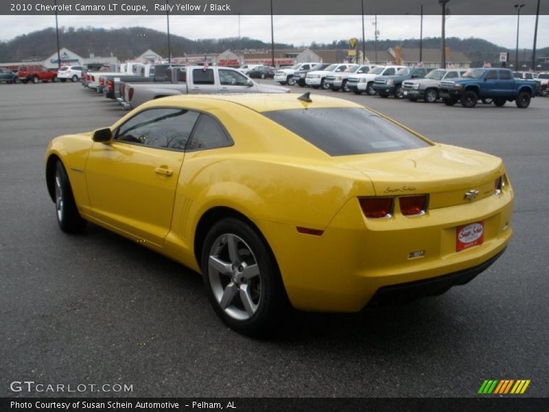 Rally Yellow / Black 2010 Chevrolet Camaro LT Coupe