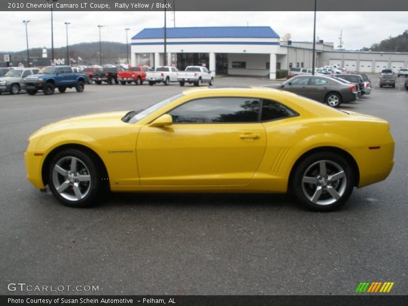 Rally Yellow / Black 2010 Chevrolet Camaro LT Coupe
