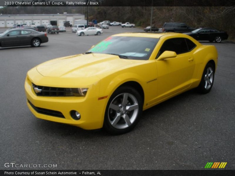 Rally Yellow / Black 2010 Chevrolet Camaro LT Coupe